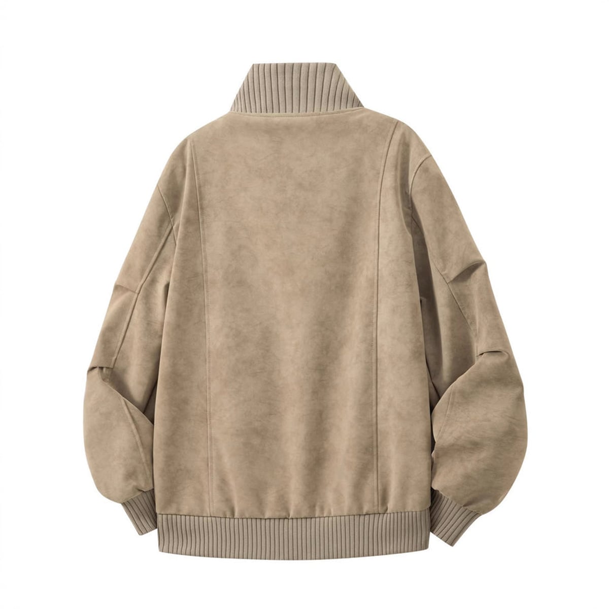 bomber homme col montant manches longues