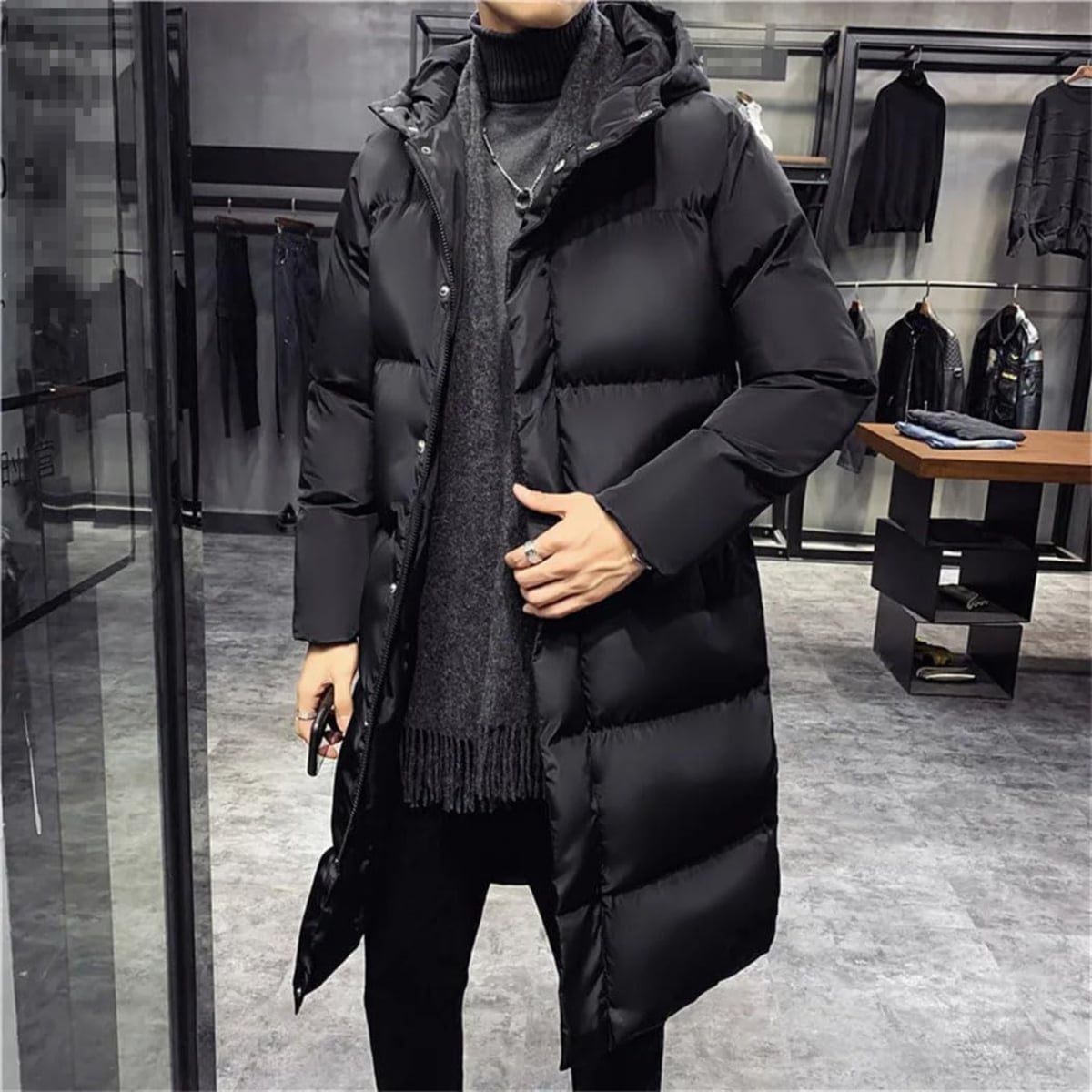 doudoune homme col montant ou capuche
