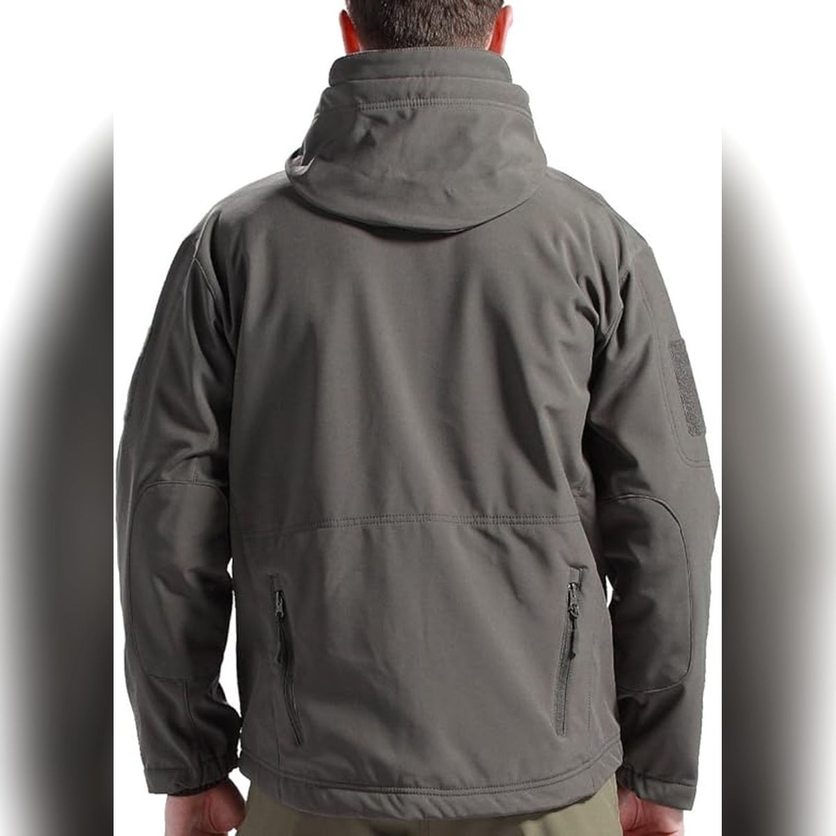 ensemble outdoor homme coupe ajustée capuche en gris