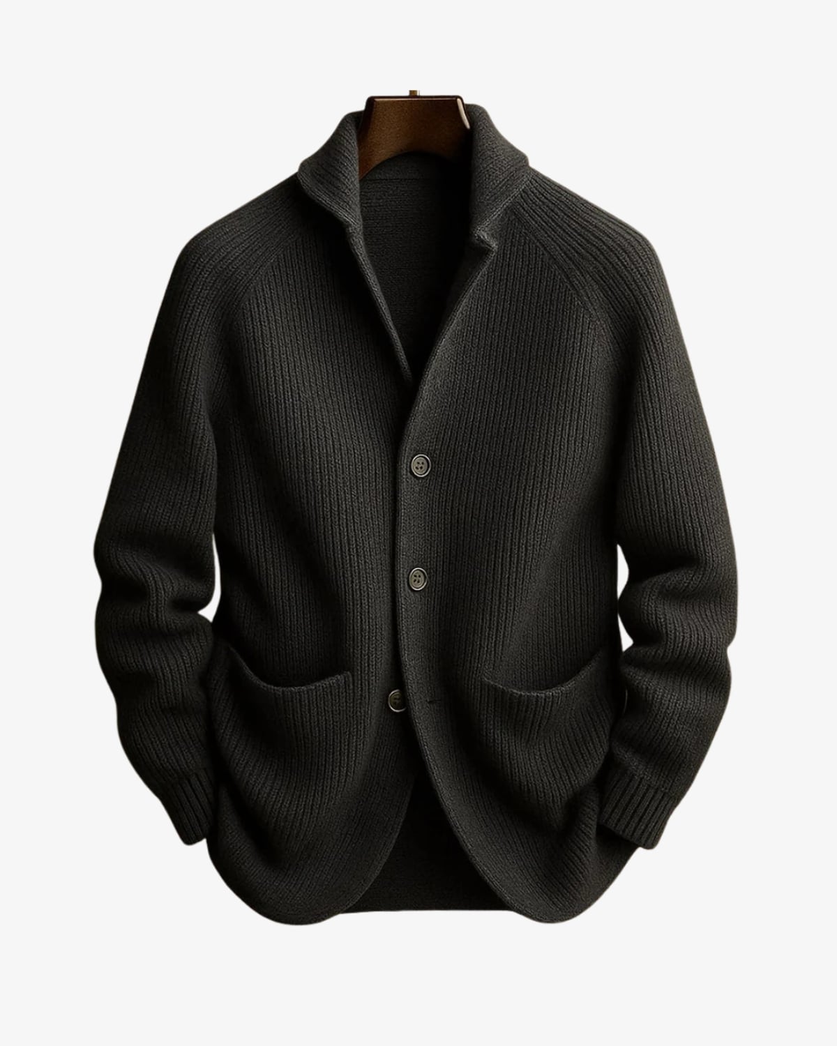 gilet homme habillé col montant boutonné en gris