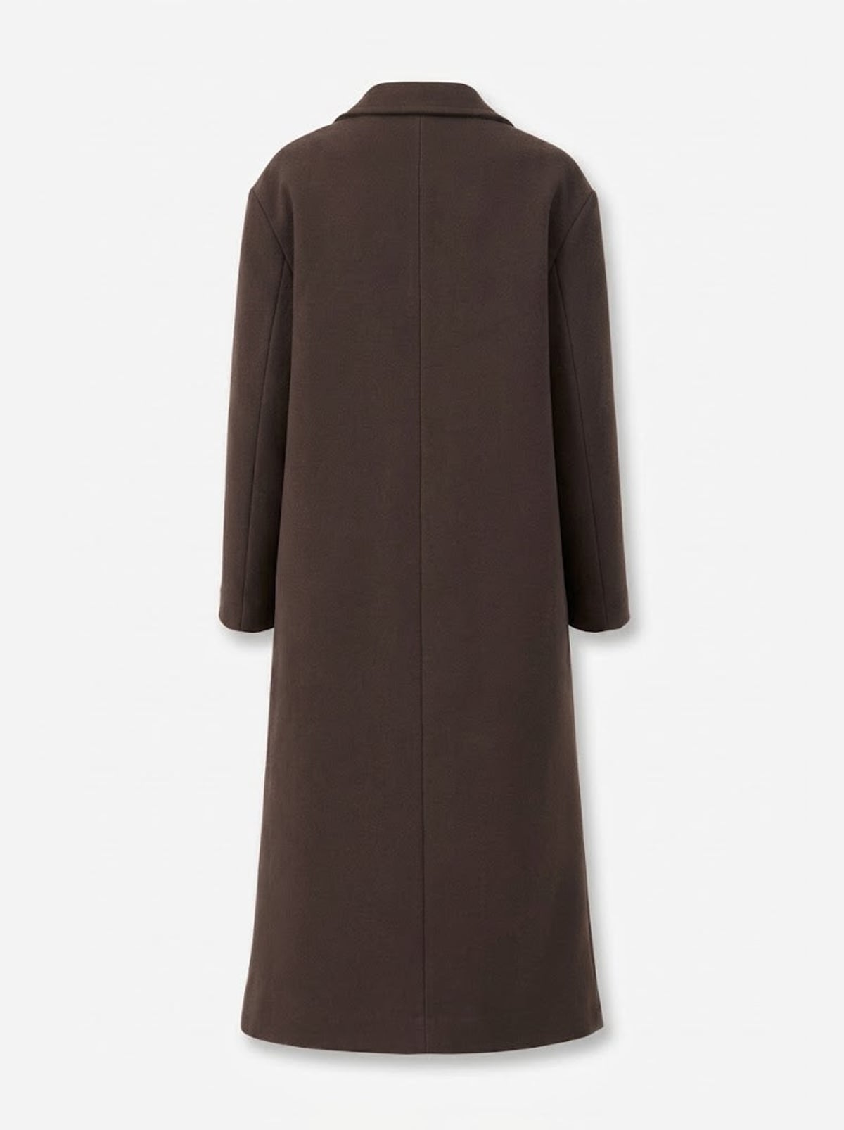 manteau long femme oversize croisé