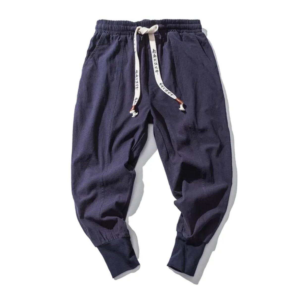 pantalon homme sarouel coupe ample en marine