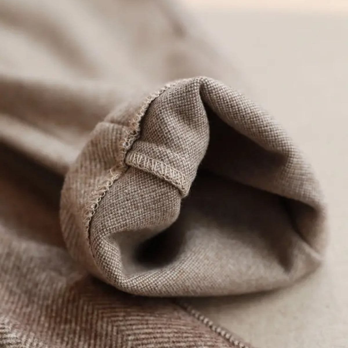 pantalon homme taille haute chevrons