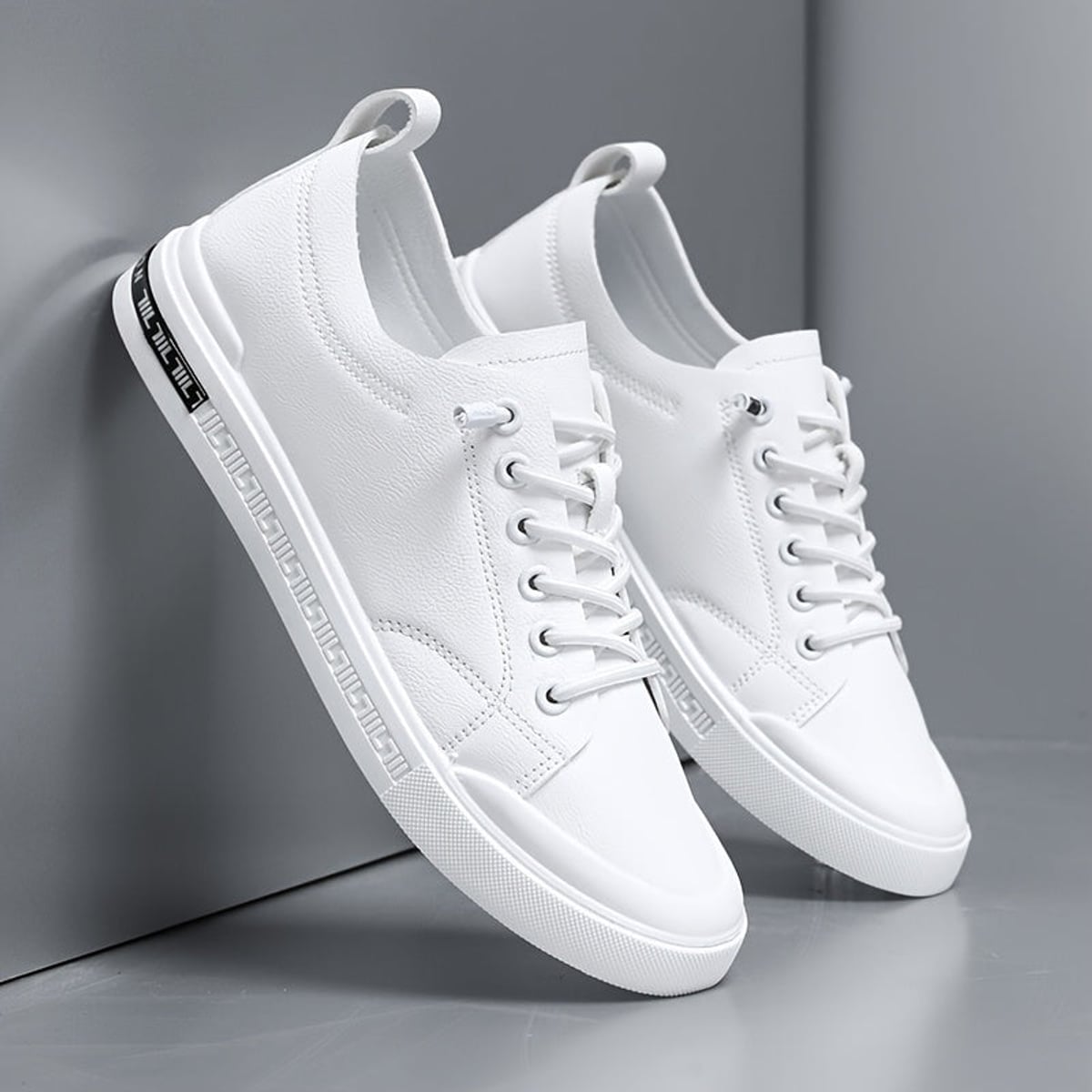 sneakers homme lacets minimalistes