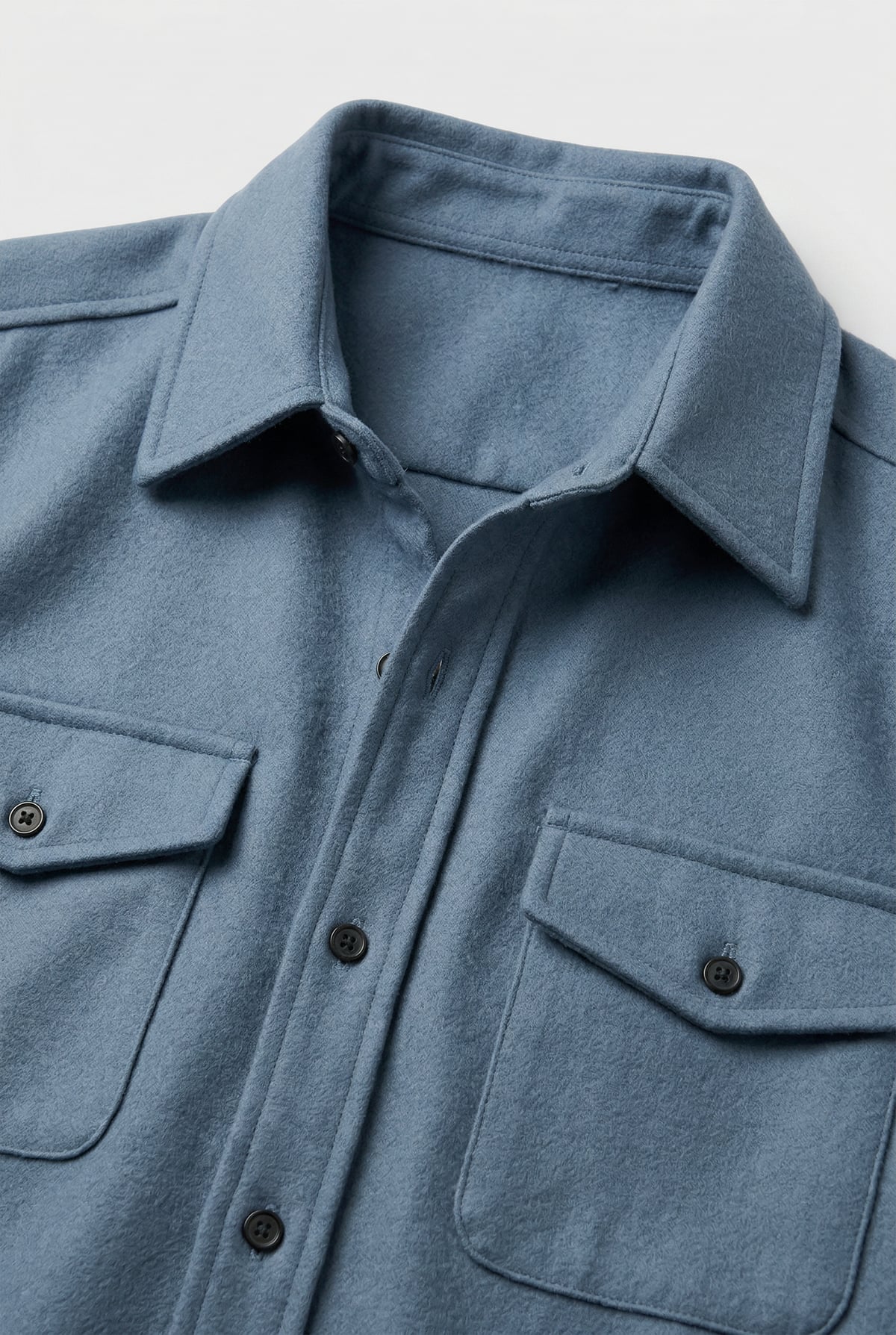 veste homme coupe overshirt col structuré