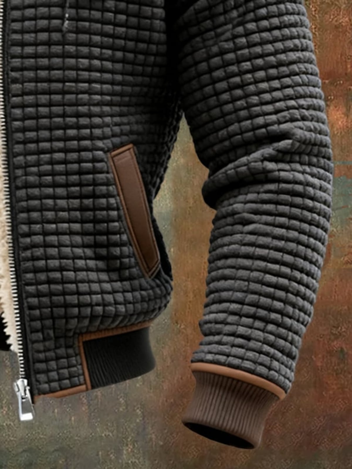 veste homme manches longues poches zippées