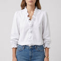 Blouse à volants femme