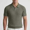 Polo homme slim fit à côtes