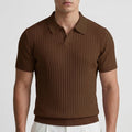 Polo homme slim fit à côtes