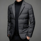 blazer femme matelassé coupe ajustée en noir