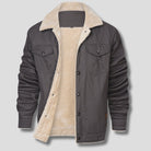 blouson bomber homme coupe classique en gris foncé