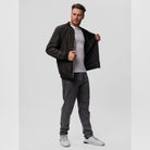 bomber homme coupe ajustée zippée