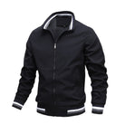 bomber homme coupe décontractée en noir