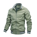 bomber homme coupe décontractée en vert