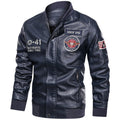 bomber homme manches longues poches zippées en bleu royal