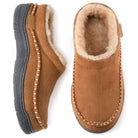 chausson homme moccasin fourré semelle épaisse en kaki