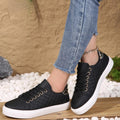 chaussures femme semelle anatomique bout rond noir