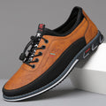 chaussures homme lacets semelle crantée en marron camel