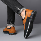 chaussures homme lacets semelle crantée en marron camel