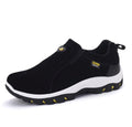 chaussures homme slip-on semelle crantée en noir