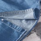 chemise homme coupe droite poches plaquées