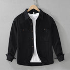 chemise homme oversize poches poitrine en noir