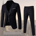 costume 3 pièces homme coupe slim mariage en noir