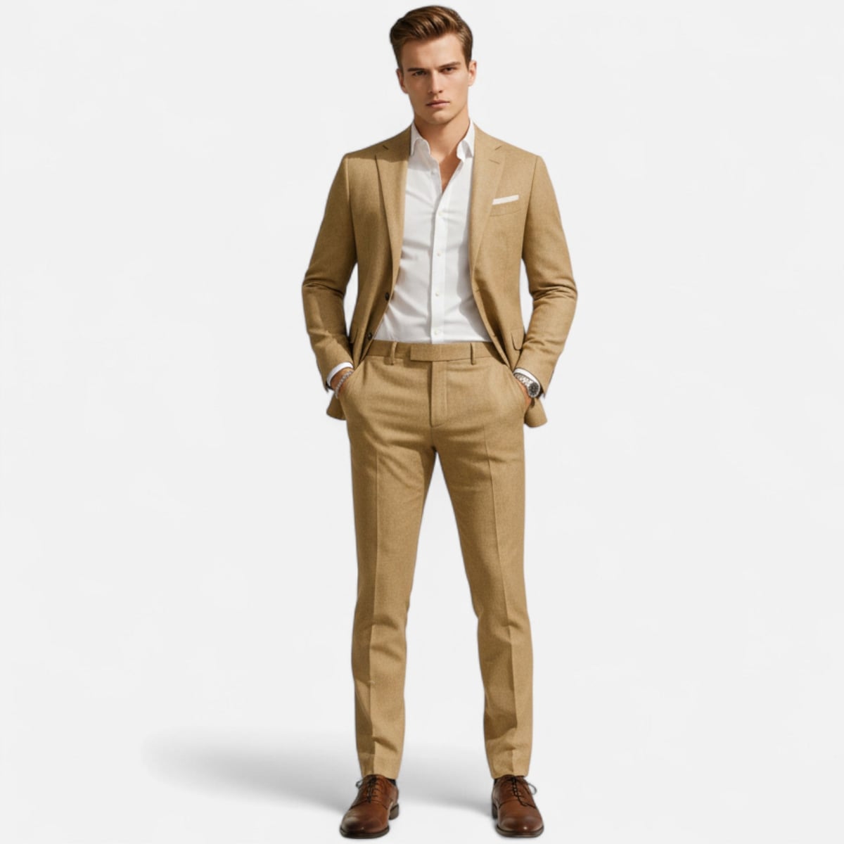 costume homme coupe droite veste et pantalon