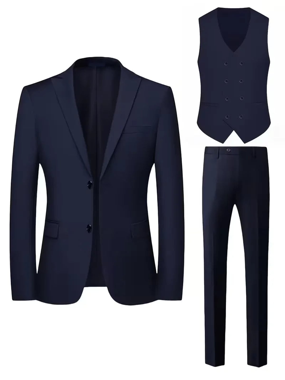 costume trois pièces homme coupe slim croisé