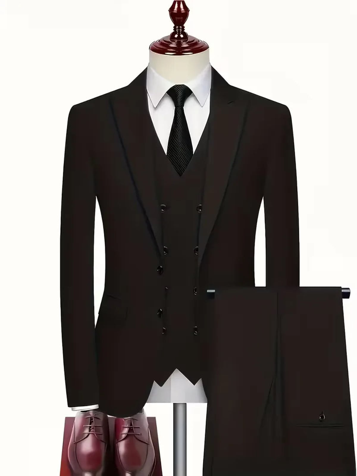 costume trois pièces homme coupe slim croisé