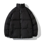 doudoune femme col montant oversize en noir