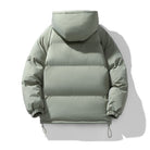 doudoune homme oversize à capuche en vert