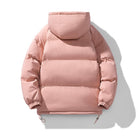 doudoune homme oversize à capuche en rose