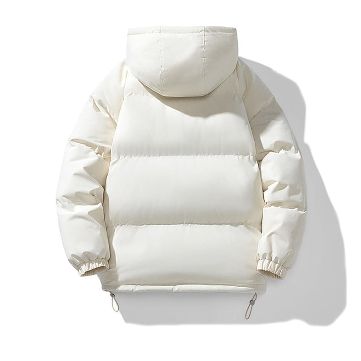 doudoune homme oversize à capuche en beige