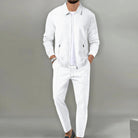 ensemble cardigan homme coupe slim en blanc pour femmes