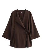 ensemble femme pantalon large et kimono
