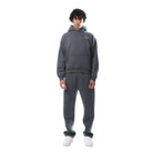 ensemble jogging femme oversize à capuche en gris