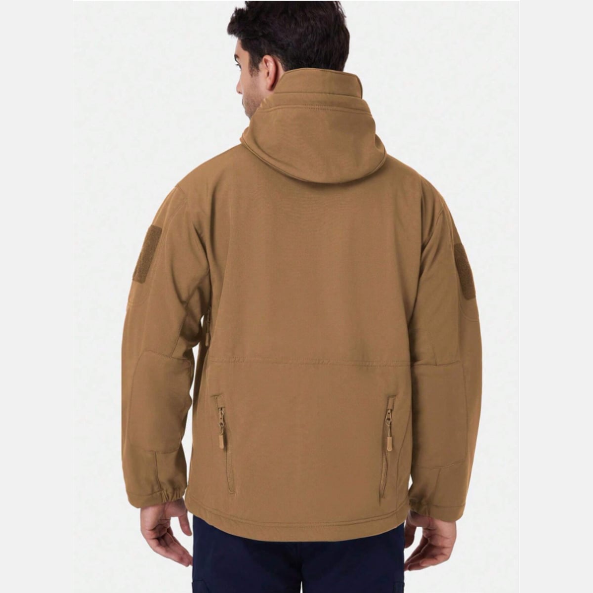 ensemble outdoor homme coupe ajustée capuche en noir