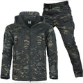 ensemble outdoor homme coupe ajustée capuche en Camouflage foncé