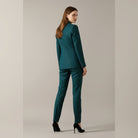 ensemble tailleur femme blazer et pantalon droit