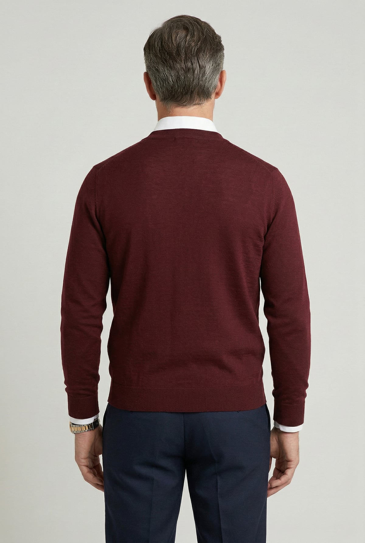 gilet homme col en v boutonné