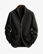 gilet homme habillé col montant boutonné en gris