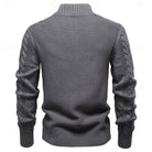 gilet zippé homme col montant texturé