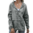 imperméable femme à capuche coupe ample