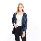 imperméable femme coupe droite à capuche