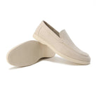 loafer homme semelle épaisse sans lacets en beige