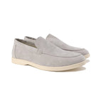loafer homme semelle épaisse sans lacets en gris