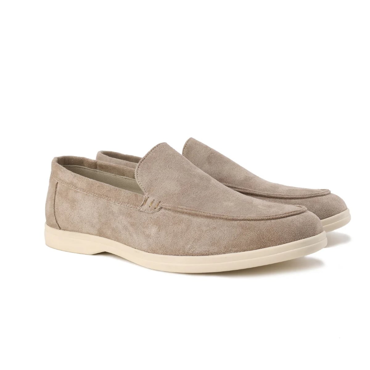 loafer homme semelle épaisse sans lacets en caramel