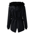 manteau femme à capuche coupe ample