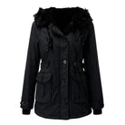 manteau femme à capuche coupe ample